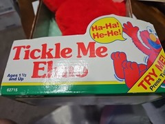 Vintage 1996 Tyco TICKLE ME ELMO Red Plush Sesame Street Toy NIP READ!!!!!!!!!!!