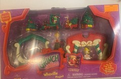 Vtg Dr. Seuss How the Grinch Stole Christmas Whoville Playset New in box!