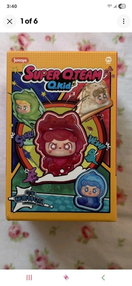 Super q.team q.kid blind box NEVER OPENED