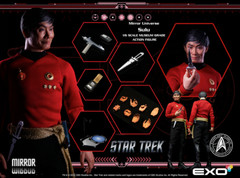 Star Trek TOS Mirror Universe Sulu 1/6 Action Figure EXO6 Sideshow Brown Box