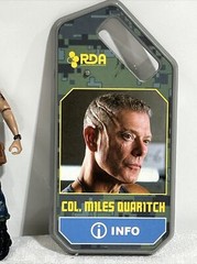 2009 Avatar Col. Miles Quaritch 3.75 ADJUSTABLE action figure Webcam i-Tag