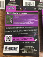 5 Final Faction Action Figures Evolution Scourge Quake Arms Synthoid Striker
