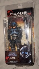 – DAMAGED – NECA / Player Select – Gears of War 2 : Cog Soldier – Action Figure