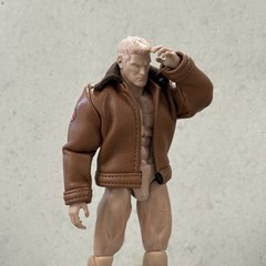 PB-CYJ: 1/12 Brown Short Jacket for 6″ Marvel Legends X-Men Cyclops