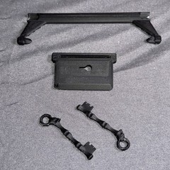 Unpainted Black Dungeon cell extension set for Classics Snake mountain