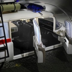 Ghostbusters Plasma Series Ecto-1 (1984), 1:18 Scale Collectible Toy Car