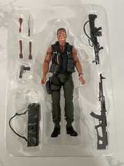 Neca Arnold Schwarzenegger Commando Matrix Ultimate Action Figure 7” 30th Ann