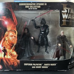 Hasbro Star Wars Commemorative Episode III Collection 2 Of 3 Vader Palpatine +++