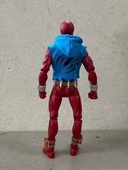PB-SSH-SPD: 1/12 Blue hoodie for Marvel Legends Scarlet Spiderman (Updated Ver.)