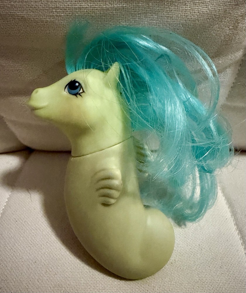 My Little Pony- Sea Shimmer G1- Vintage 1984 Hasbro- Baby Sea Ponies- Green Blue