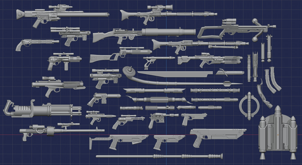 Star Wars – Accessory Collection – 1:18, 1:12, 1:10, 1:6 Scales