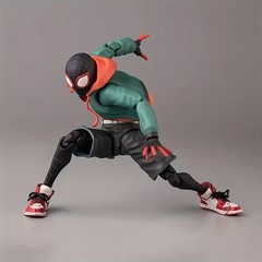 Spider-Man Action Figure Miles Morales Into The Spider Verse Toy Gift With Box