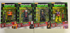 Playmates TMNT x WWE Ninja Superstars Series 1 Complete Set SEALED