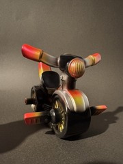 1212CREATIONS Chuuni Kaijin with Bicycle Sofubi Hakaba no Garou No.4/20