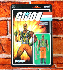 Super7 G.I. Joe Roadblock Heavy Machine Gunner ReAction STANDARD GRADE