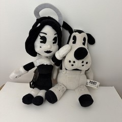Bendy and The Ink Machine Boris and Alice Plush Lot