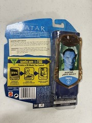 Mattel Avatar Jake Sully Action Figure 2009 Blue Plastic Boxed w/ Accessory