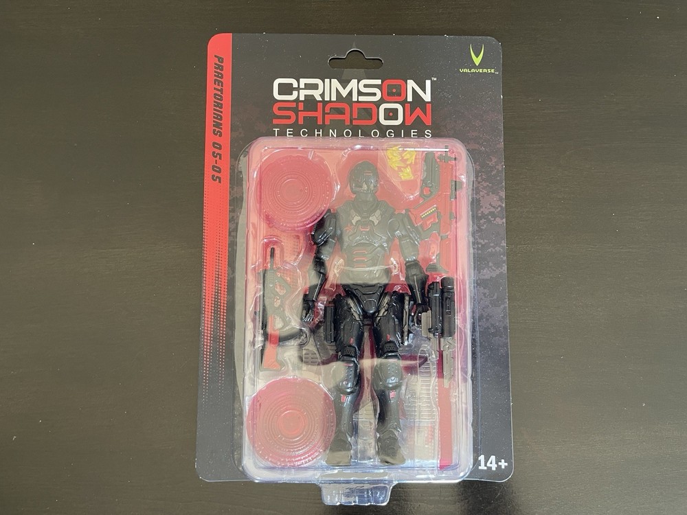 VALAVERSE ACTION FORCE 1:12 CRIMSON SHADOW PRAETORIAN ROBOT 05-05 New