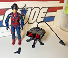 GI Joe Scrap Iron 1984 v1 *100% COMPLETE, No Cracks!* Vintage ARAH Cobra Hasbro