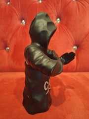 CHAKA FIGURE TOY BLACK HOODIE ‘”CHAKA” TAG FRONT AND BACK 9″ SCALE PLASTIC