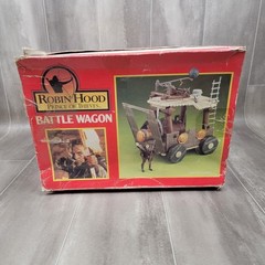 Kenner Robin Hood Prince Of Thieves Battle Wagon Brand New BOX NOT SO MUCH