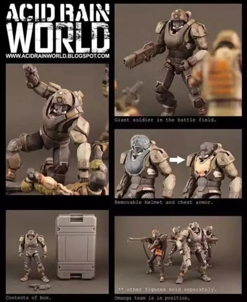 ACID RAIN / ANNEX 2179 1/18: Reborn Trooper (Omanga Military) *USA Seller*