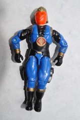 Vintage G.I. Joe COBRA COMMANDER V4 Action Figure & 1 weapon ARAH 1991 Hasbro