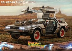 Hot Toys Delorean Back To The Future 3 III Time Machine 1/6 Scale Vehicle