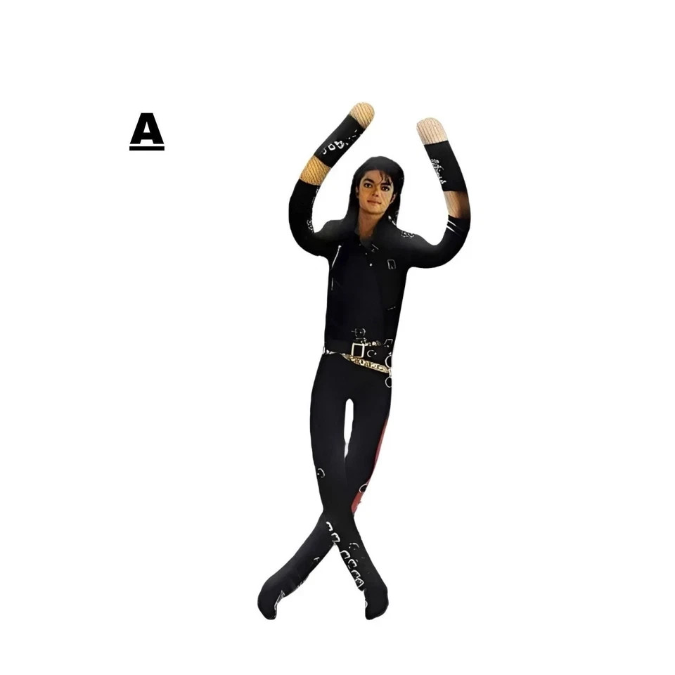Michael Jackson Cosplay Doll Plush Stuffed Figure Abstract Joint Mobility Toy US