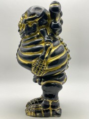 Big Boner (Black & Gold) 8″ Sofubi Fig. by Ron English x BlackBook Toys