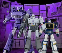 Transformers Vintage G1 Masterpiece Studio Series Decepticons Diorama Backdrop