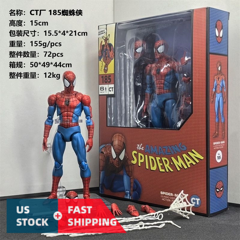 CT Toys No.185 Spider-Man Classic Costume Ver. Action Figure New Boxed US STOCK