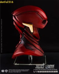 Justice League The Flash Helmet Cosplay Mask Wearable 1/1 Life Size Prop Party