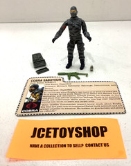 VINTAGE GI JOE 1984 FIREFLY SERIES 3 V1 COMPLETE FILE CARD