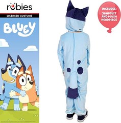 Rubies Official Bluey Child Costume Kids Fancy Dress Size 3-4 Years