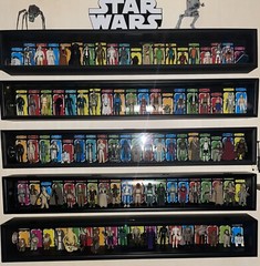 STAR WARS Vintage Action Figure Bat Case Inserts Set Of 5 For All 97 Figures