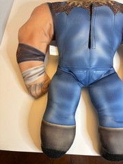 Vintage WCW WWE BASHIN BRAWLERS DIAMOND DALLAS PAGE DDP PLUSH- EVERYTHING WORKS