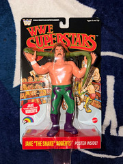 Mattel WWE Superstars Jake “The Snake” Roberts Black Chase w/ Snake Boxed