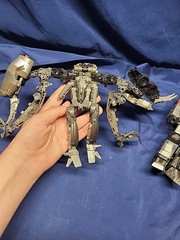 Transformers Studio Series Constructicon Mixmaster And Kingdom Megatron INCOMPLE