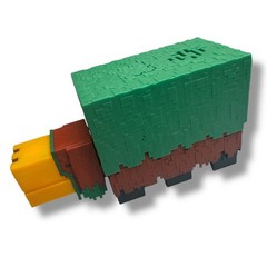 Minecraft Sniffer Action Figure with Game-Accurate Sound & Pixelated Design 2023