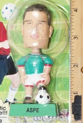Vintage Alberto Aspe 4″ Bobble Toy Figure – Mexico Futbol Soccer Head 2002