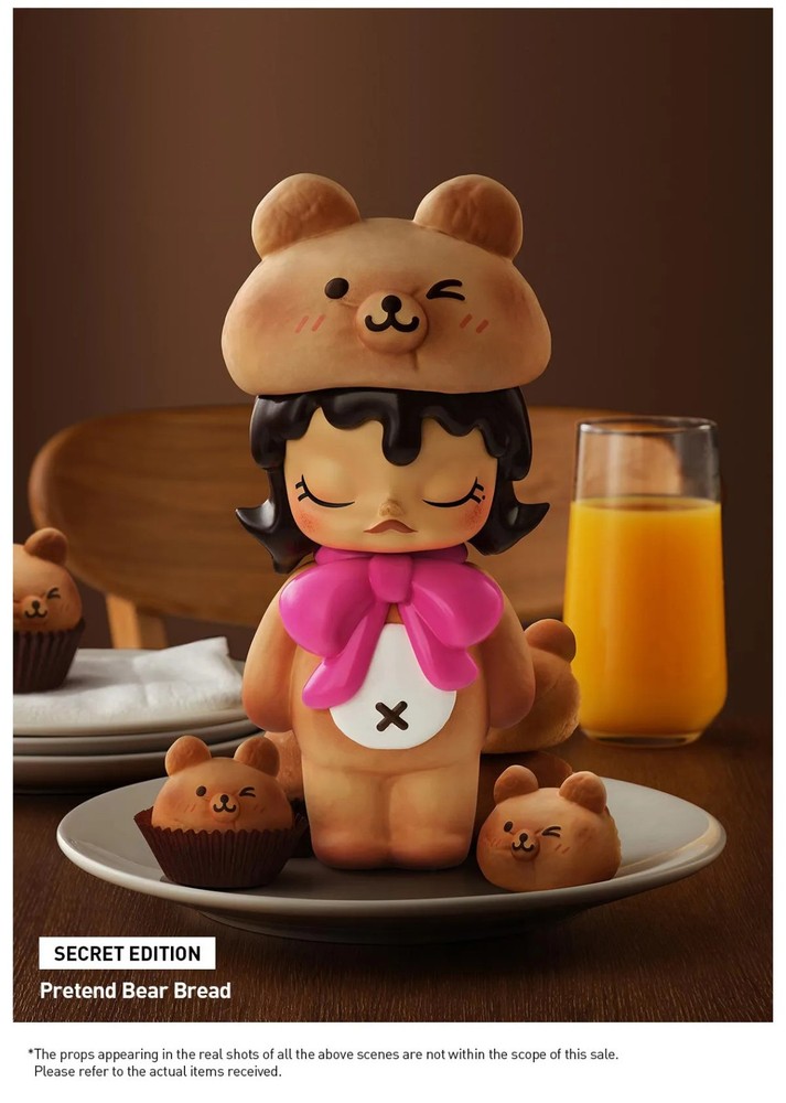 Authentic POP MART Molly Carb-Lover Baking Time Series Confirmed Figure Toy Doll