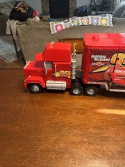 Disney Cars Super Track Mack Transforming Truck and Racetrack W/ 1 car. Working