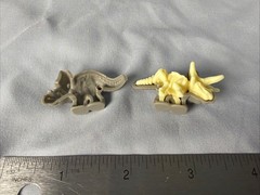 Kinder Joy Egg Jurassic World Dinosaur Figure Lot Of 3 Ankylosaurus Mini Toy
