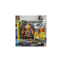 Tobot V Rocky Athlon Vehicle Transforming Robot Excavator Action Figure Toy
