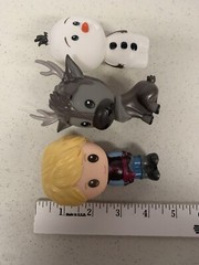 Disney Frozen Collectible Vinyl PVC Figures Lot- Olaf, Sven, Kristoff