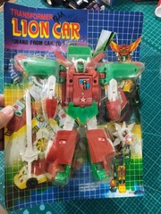 Vintage Bootleg Voltron Toys Transformers mitsubishi car LionCar