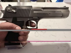 1:1 DESERT EAGLE Toy Gun Nonfiring Israeli Defense All Metal Extremely Rare 2lbs