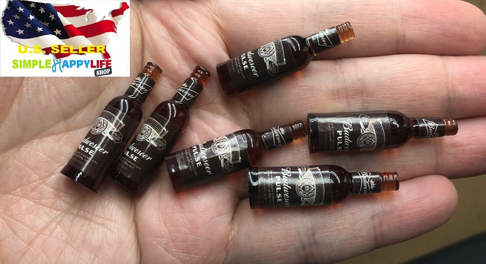 1/6 6 x bottles beer alcohol toy model for Hot toys Kumik Phicen ganghood ❶USA❶