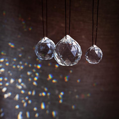 H&D HYALINE & DORA 30/40/50Mm Faceted Suncatcher Crystal Ball Chandelier Prisms